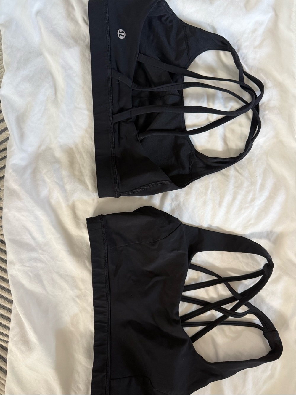 lululemon athletica Black Strappy Sports Bras (Pair)